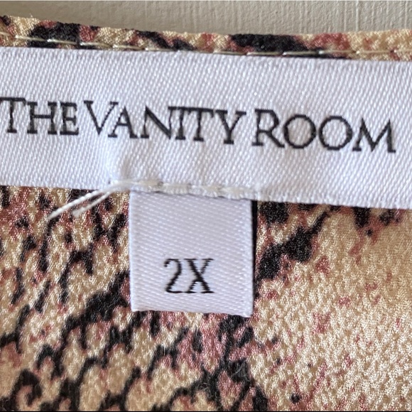 Snake print dress by The Vanity Room size 2x - Picture 3 of 6